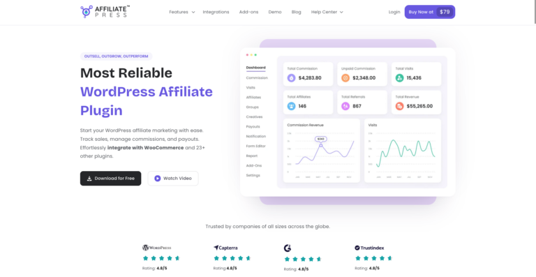 5 Best WordPress Affiliate Plugins in 2026 (Compared)