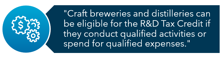 R&D Tax Credit Eligibility for Breweries Quote Image